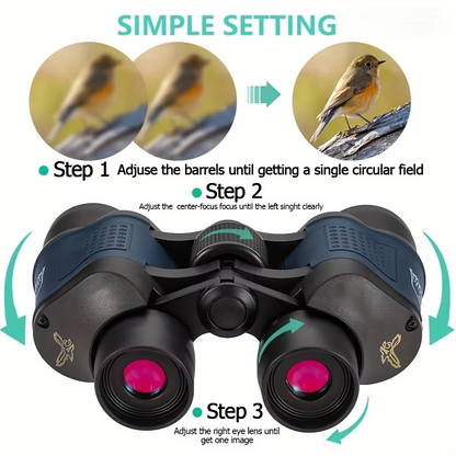 BowLift | Ultra Vision 60x60 HD High-Power Binoculars for Outdoor Enthusiasts