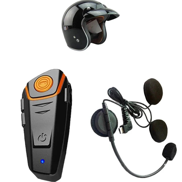 BowLift | Waterproof Bluetooth Motorcycle Intercom with FM & 1000M Range – RoadLink