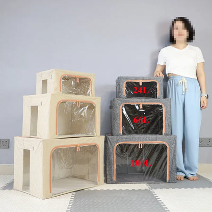 Foldable Storage Space-Saving Large Organizer Box | Brehn