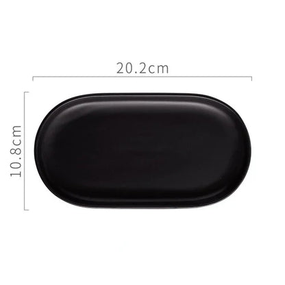 BowLift | Nordic Ins Ceramic Marble Oval Tray Jewelry Storage Tray Accessories Soap Holder Golden Wave Bathroom Cup Bath Decoration