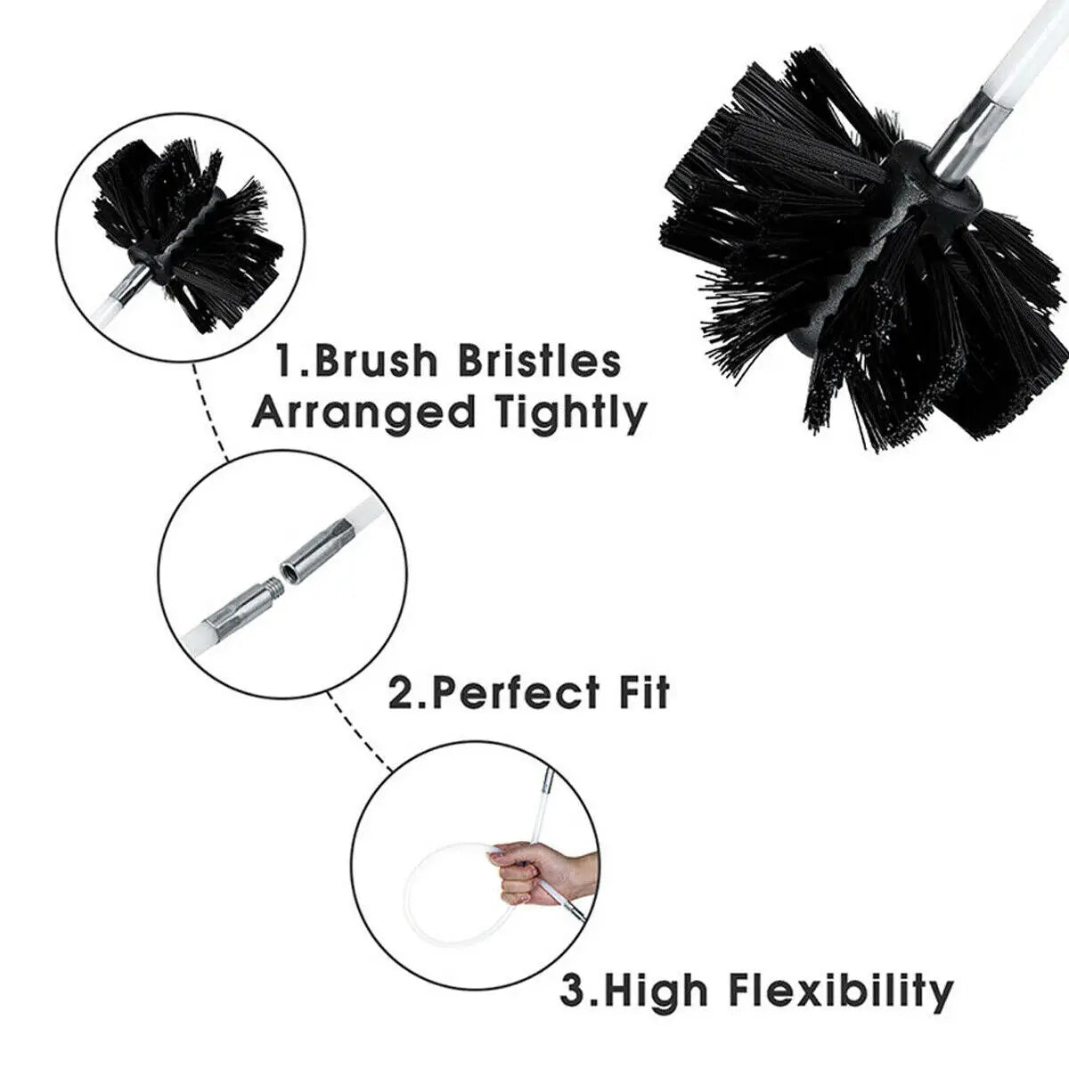 Skanto | Chimney Cleaning Brush Set