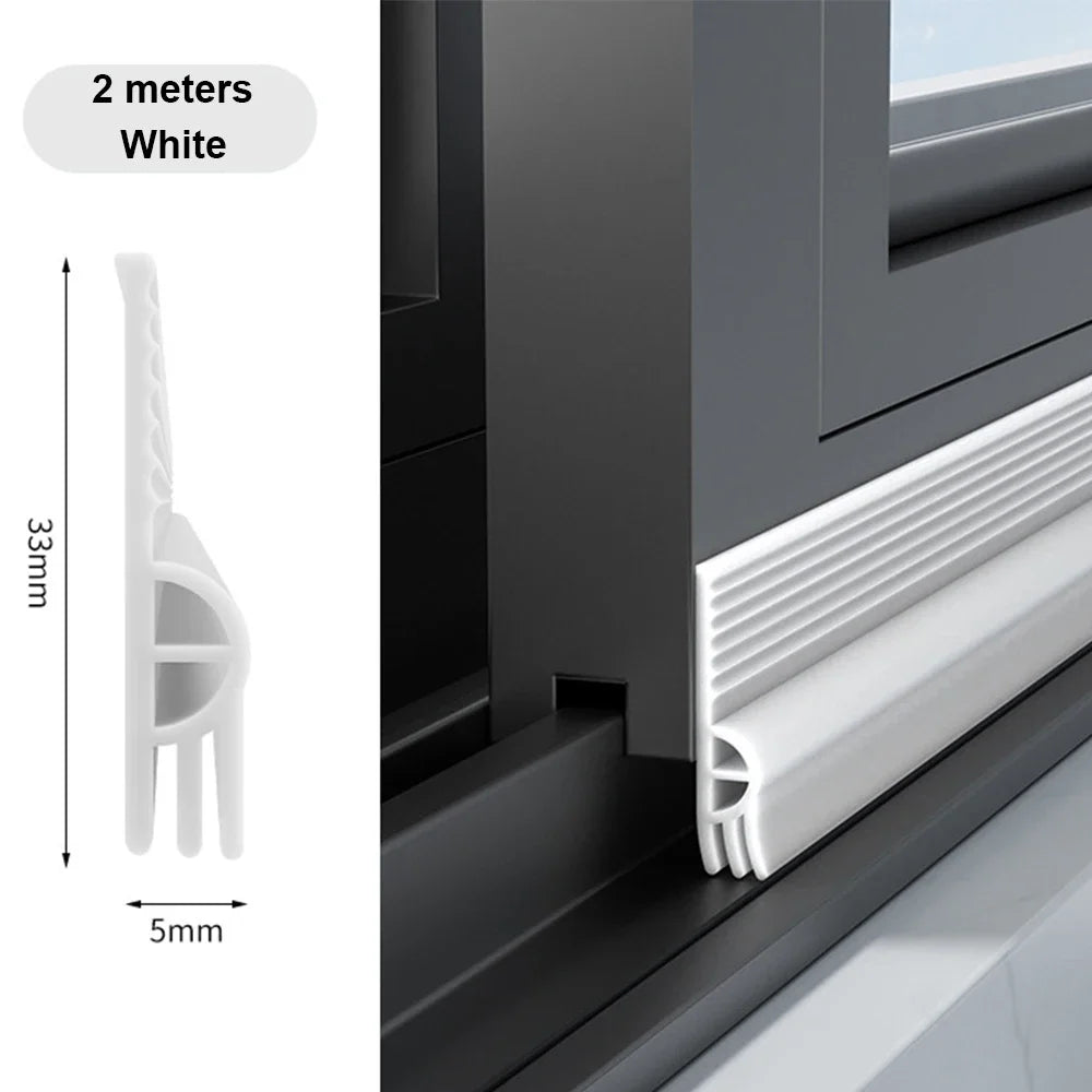BowLift | ThermoBlock Door Seal | PVC Draft Stopper | Noise Protection | 2m Cuttable