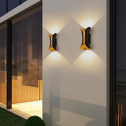 BowLift | Modern Dual-Tone LED Wall Lamp – Waterproof & Minimalist for Indoors & Outdoors