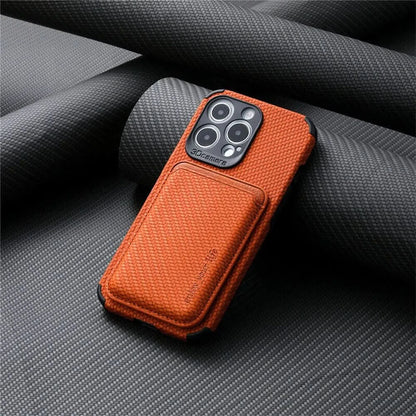 MagSafe Wallet Case with Carbon Fiber Protection