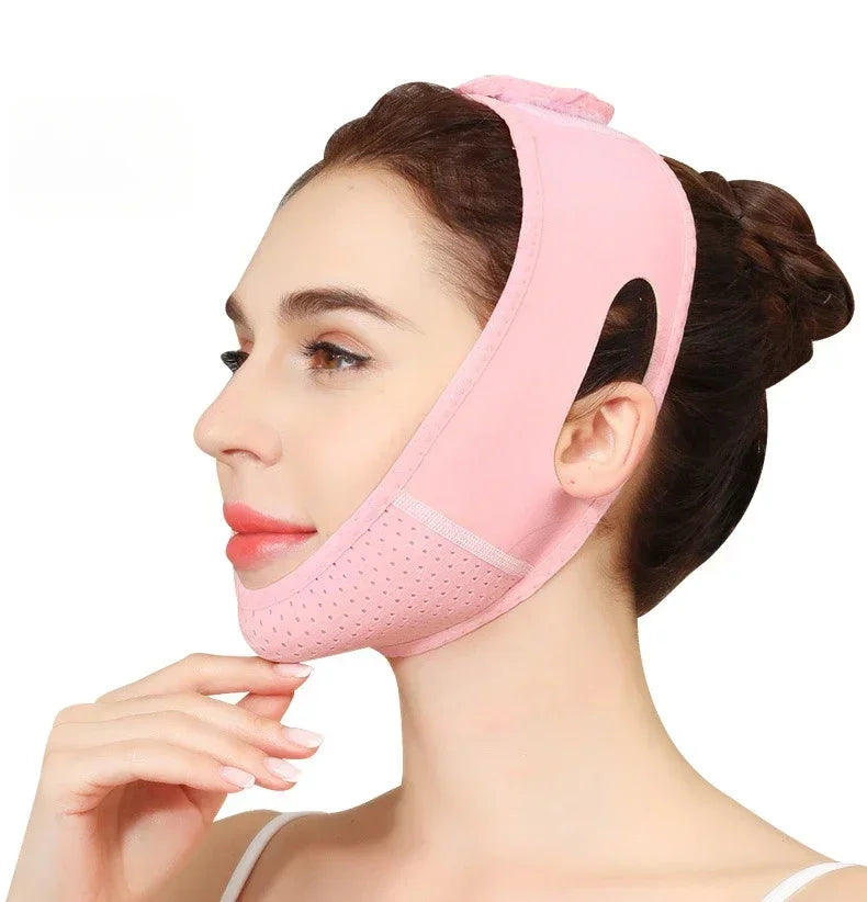Skanto | Velfina V-Line Face Band | Double Chin Reduction & Skin Tightening | Reusable & Breathable | For Women & Men