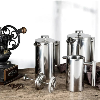 Brehn | Stainless Steel French Press Coffee Machine
