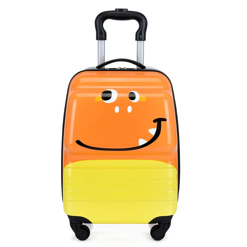 Sydney Kids Suitcase – 3D Animal Trolley with 360° Wheels and Adjustable Handle | Lightweight & Shockproof | Bowlift