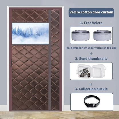 BowLift | Magnetic Cold-Proof Cotton Door Curtain