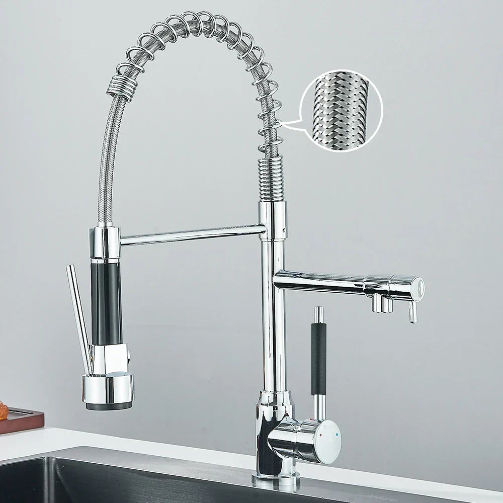 Skanto | SpringFlow – Kitchen Faucet with Double Outlet