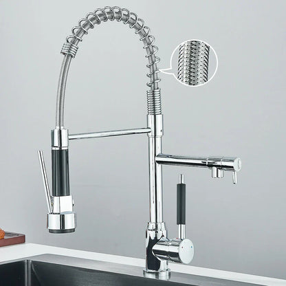 HydroFlex – Modern Kitchen Faucet with Dual Spray Skanto