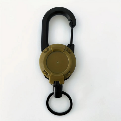 BowLift | Heavy-Duty Tactical Retractable Keychain – Multi-Use Outdoor Carabiner Tool