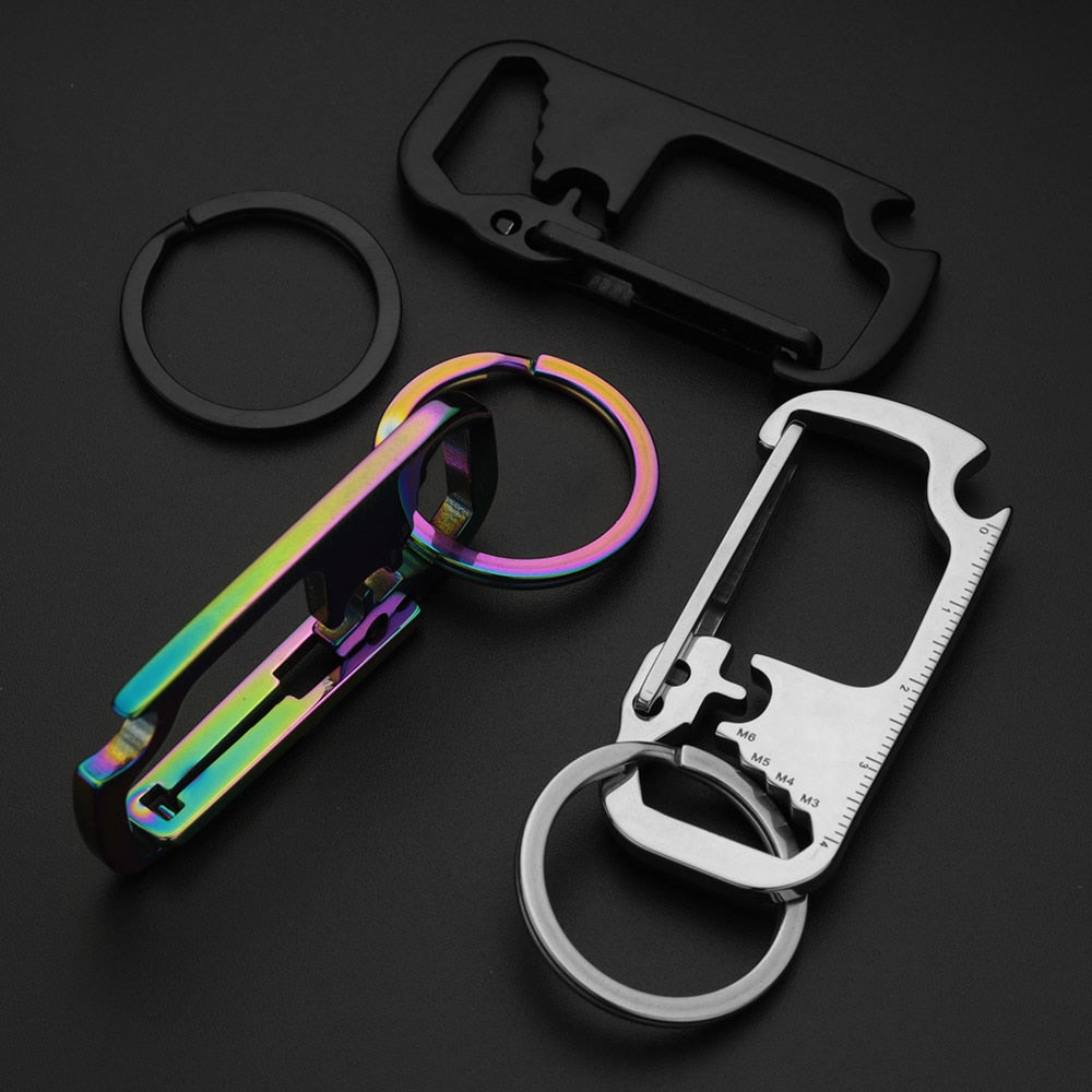 BowLift | Stainless Steel EDC Multi Tool Bottle Opener Keychain