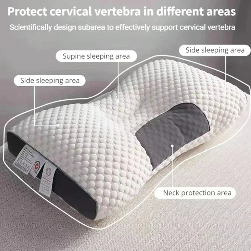 Skanto | Orthopedic Neck Pillow with Reverse Traction for Patients, 48 x 74 cm