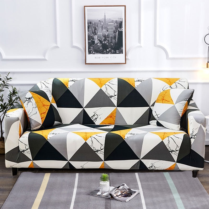 Modern non-slip colorful elastic sofa cover | Brehn