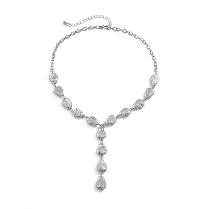 Karnz | Modern Stone Inspired Lariat Necklace