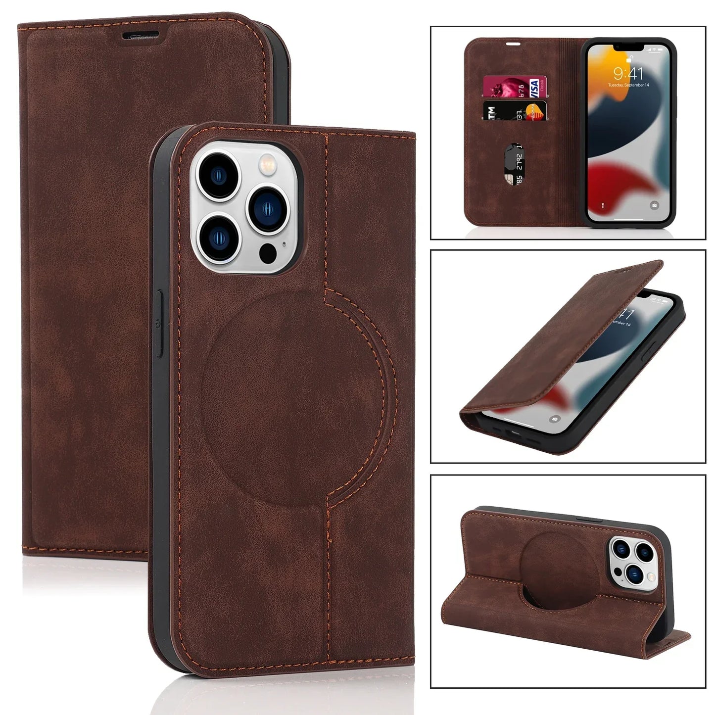 Sandsberg Wallet Case MagSafe Wireless Charging- iPhone
