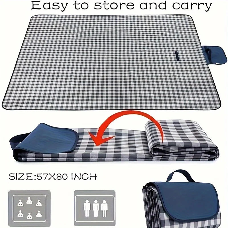 BowLift | Picnic Blanket Travella | Sand & Water Resistant | Extra Large 203x145 cm | For Beach & Outdoor