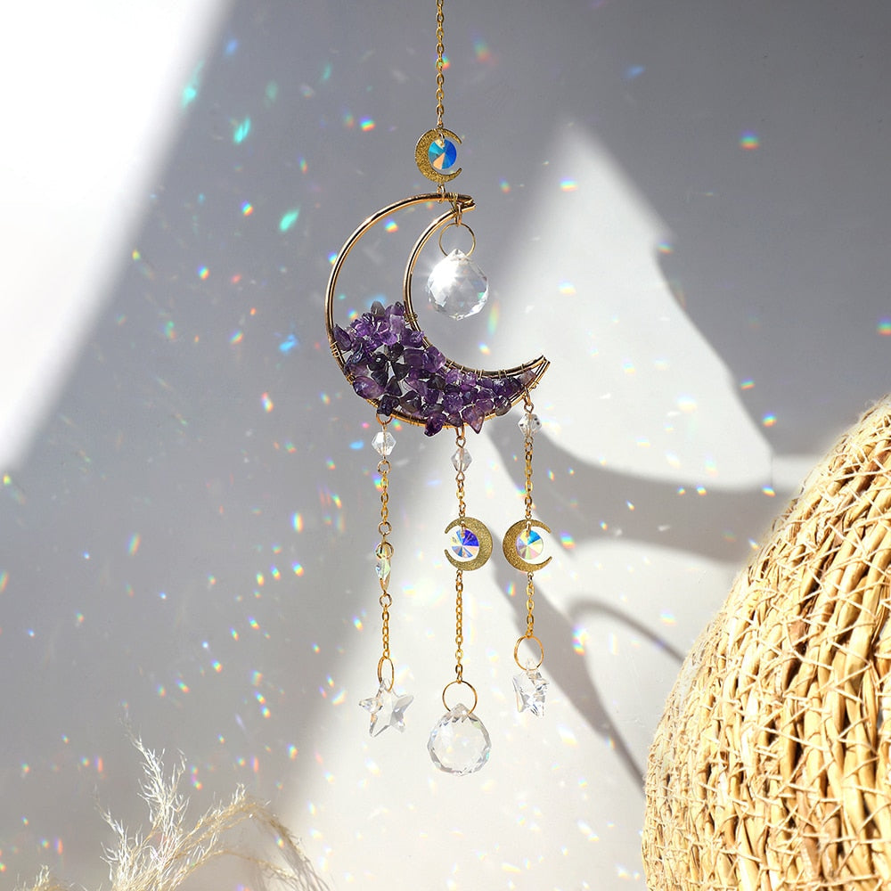 Brehn | Crystal Sun Catcher Moon Decor