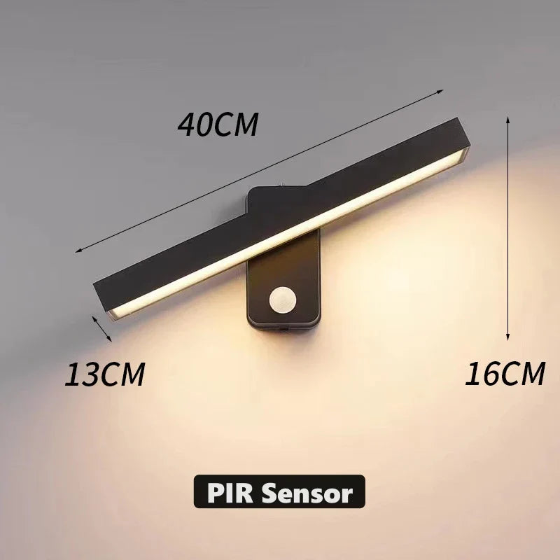 Skanto | Skanto VarioLux LED Outdoor Wall Light | Motion Sensor & IP65 | Rotatable | 30-50 cm