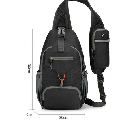 BowLift | SecurePack | Anti-Theft Waterproof Multi-Pocket Shoulder Backpack – Lightweight Crossbody Travel Bag