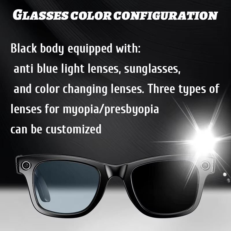 BowLift | Smart Camera Glasses with Photo, Video, AI Translation & Bluetooth Audio
