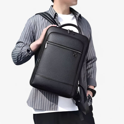 Skanto | MobilLux Leather Backpack – For Work, Travel & Modern Mobility