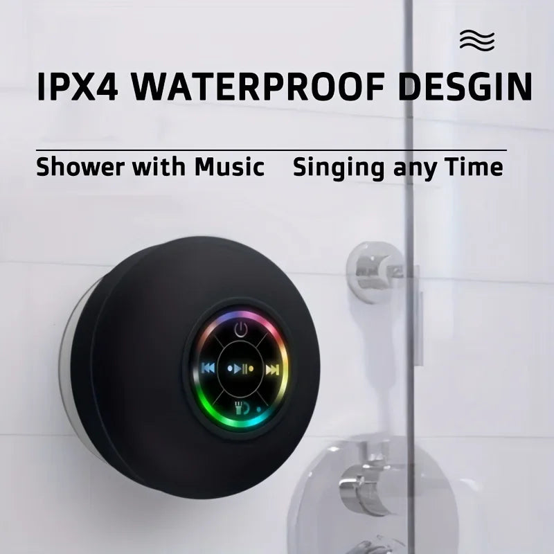 BowLift | Soundplash Shower Speaker | Waterproof & Wireless | With Suction Cup & Bluetooth 5.0