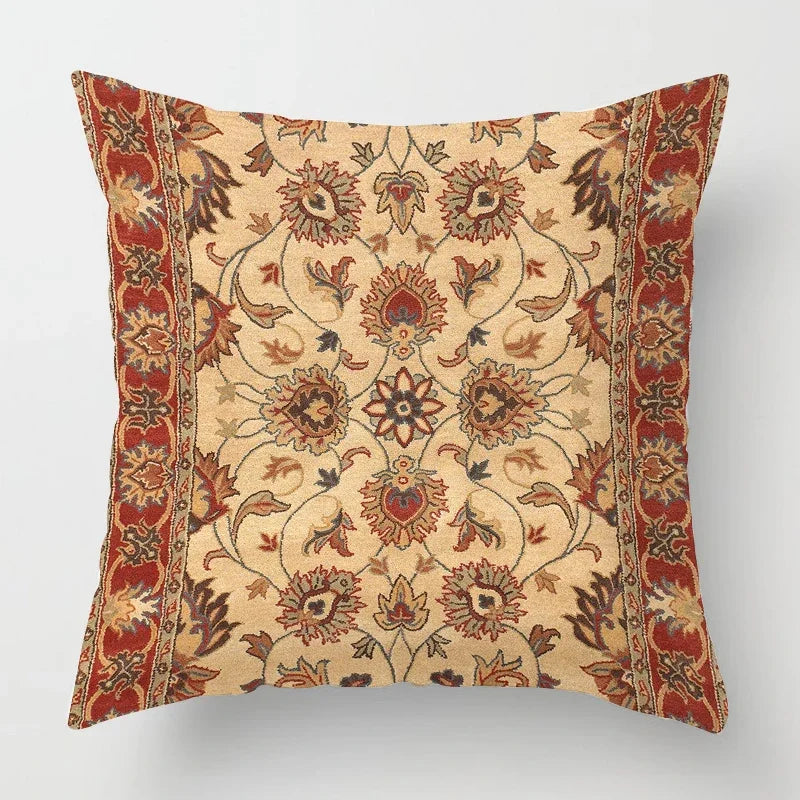 Moroccan Pillowcase with Oriental Pattern – Decor for Living Room and Office, High-Quality Boho Style Pillowcase for Sofa and Seating Area