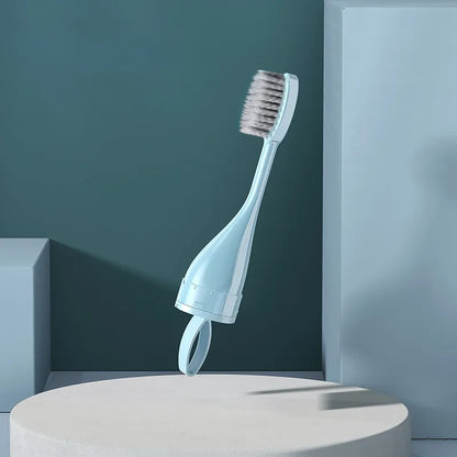 BowLift | Foldable Travel Brush Toothpaste Holder Set
