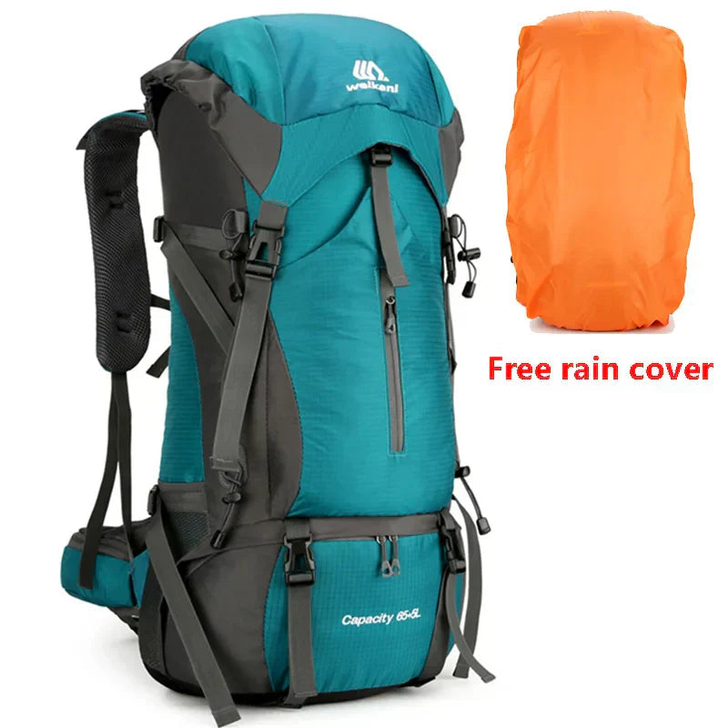 Alpivento 70L Trekking Backpack with Rain Cover | Skanto