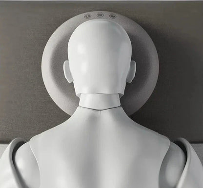 Ergonomic headrest cushion for massage table