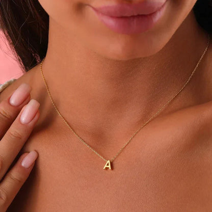 Kalsten | Dainty Minimal Letter Initial Necklace