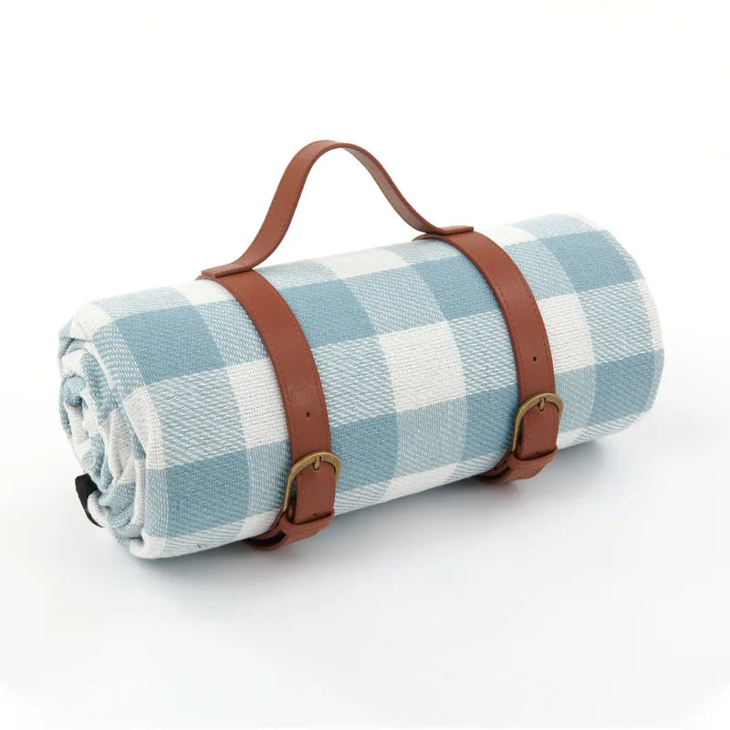 NovaPlaid | Waterproof Foldable Picnic Blanket with Strap | Skanto