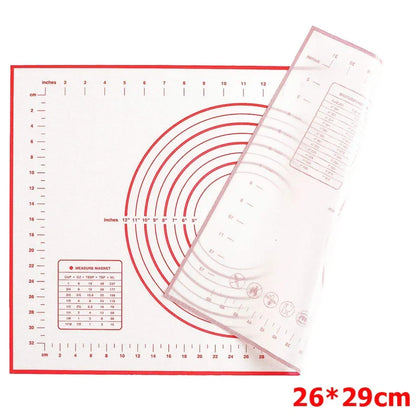 BowLift | BakeFlex Silicone Baking Mat | Extra Thick & Non-Stick | With Measuring Scale | Perfect for Rolling Out Dough, Fondant & Pastry