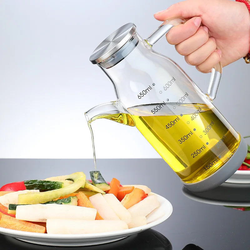 BowLift | Pure Glass Measuring Scale Oil Dispenser  Bottle