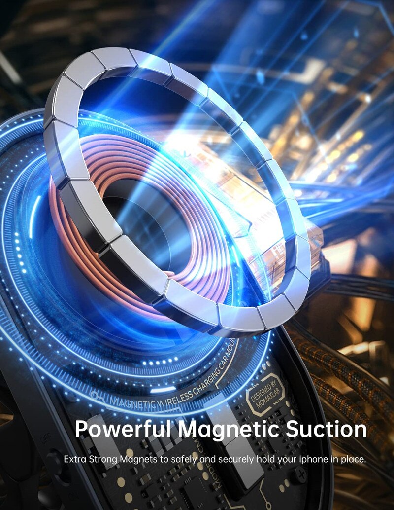 BowLift | Transparent Car Wireless Magnetic Phone Charger