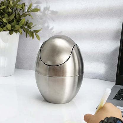 LuxBin Mini Stainless Steel Trash Can Karnz