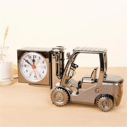 BowLift | Retro Forklift Unique Digital Clock