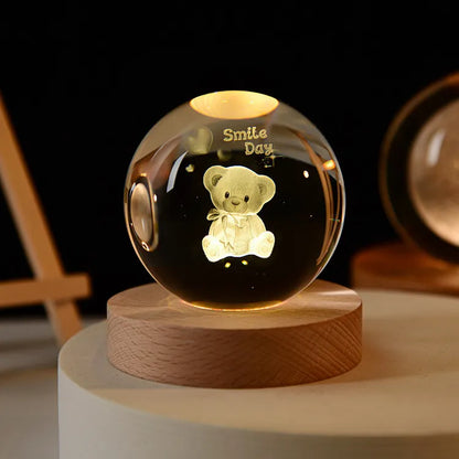 Skanto | Glowing 3D Crystal Night Light – Unique Gifts for All Occasions