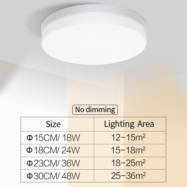 BowLift | Natural Room Sleek LED Ceiling Light