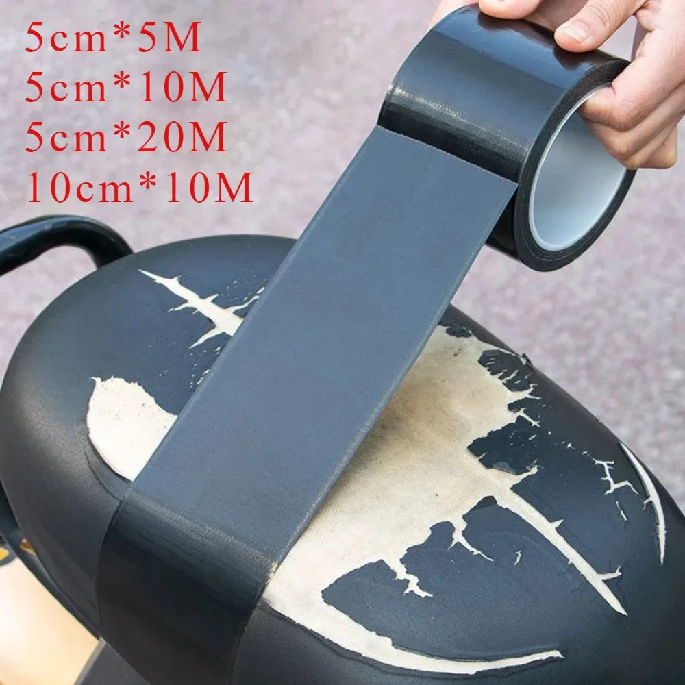 BowLift | LederFixx Self-adhesive Leather Repair Tape | PU Material | Waterproof & Cuttable | 5 cm × 5/10/20 m & 10 cm × 10 m | Black