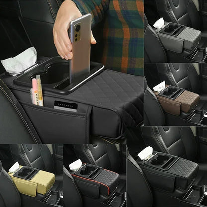BowLift | Console Craft Multi-Pocket Car Armrest Pad