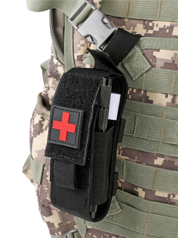 Skanto | Military Tactical First Aid Rotary Pressure CAT Aluminum Rod Tourniquet - Essential Hiking, Camping, Survival Gear for Molle Rescue