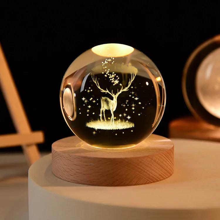 Skanto | Glowing 3D Crystal Night Light – Unique Gifts for All Occasions