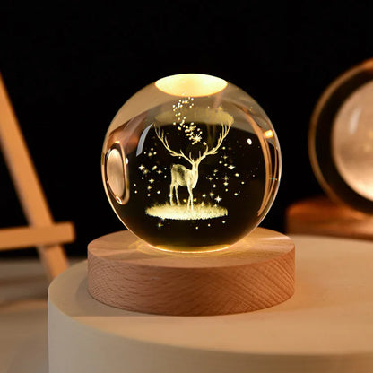 Skanto | Glowing 3D Crystal Night Light – Unique Gifts for All Occasions