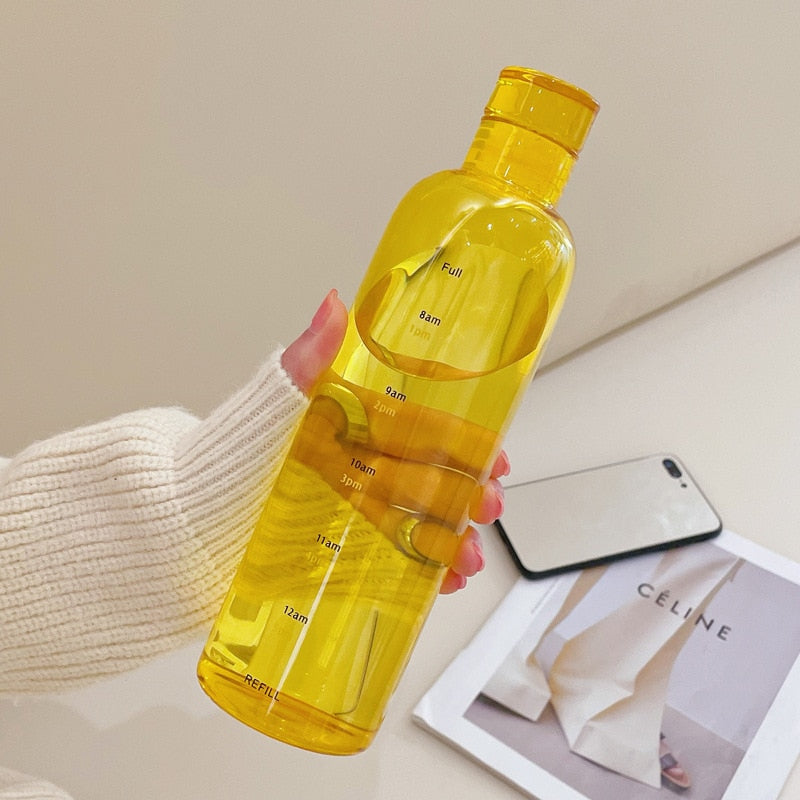 Brehn | Time Scale heat-resistant glass water bottle