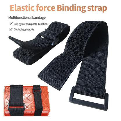 Skanto | Adjustable Elastic Reversible Buckle Nylon Magic Band - Velcro Cable Ties, Velcro Straps, Adhesive Fastening Tape (2/5 PCS)
