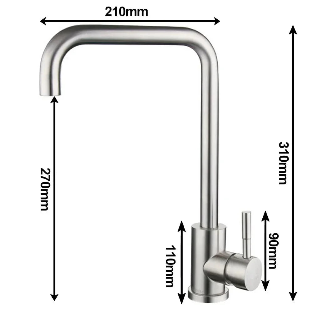 Skanto | Stainless Steel Kitchen Faucet with Pull-Out Spout
