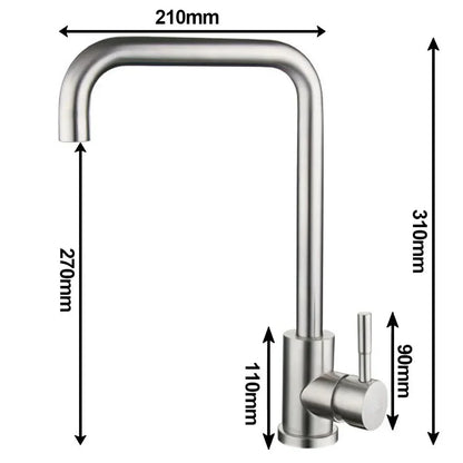 Skanto | Stainless Steel Kitchen Faucet with Pull-Out Spout
