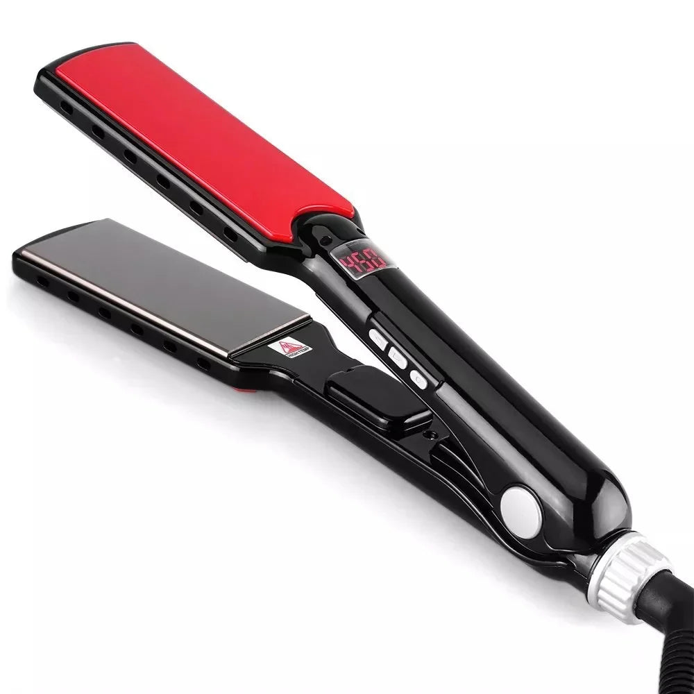 BowLift | Straightener TITANEA PRO | Width Nano-Titanium plates | 50–249 °C | LED display & Dual voltage | 25×4.3×3.5 cm